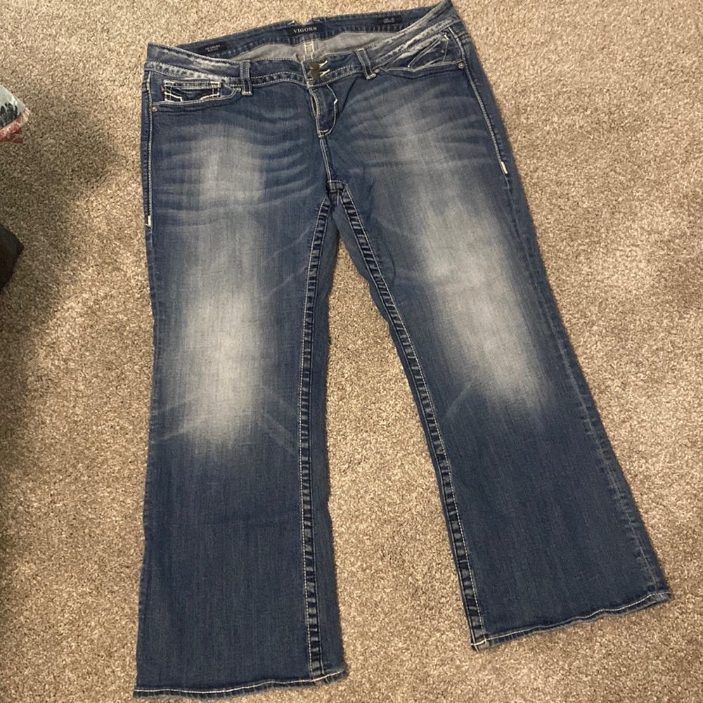 Vigoss jeans Chelsea boot cut plus size 22 length 31. Only worn 2x!